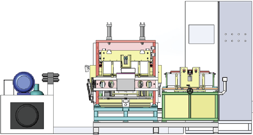 Automatic edge wrapping machine